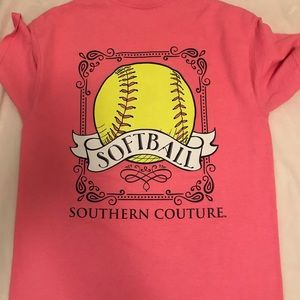 Hot Pink Softball T-Shirt